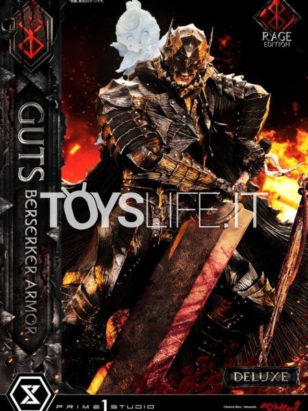 Prime 1 Studio Berserk Guts Berserker Armor Rage Edition Deluxe 1:4 Statue