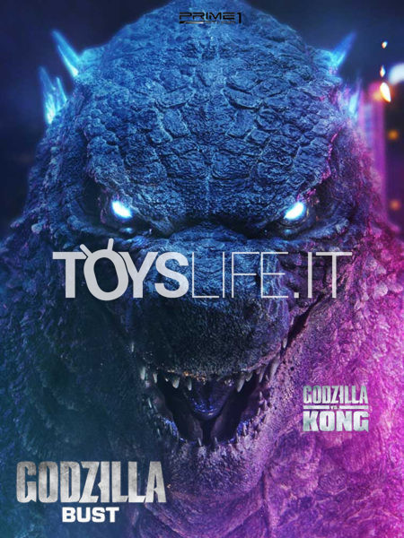 Prime 1 Studio Godzilla vs Kong Bust Godzilla Bust Bonus Version 75 cm