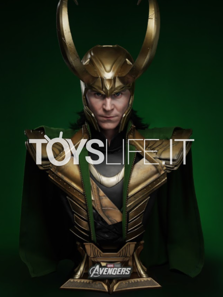 Queen Studios Marvel Avengers Loki Lifesize 1:1 Bust