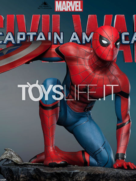 Queen Studios Marvel Captain America Civil War Spiderman 1:4 Premium Statue
