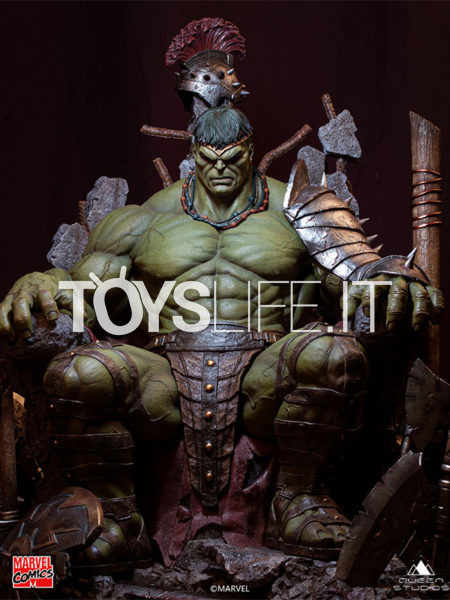Queen Studios Marvel Comics Green Hulk Scar 1:4 Statue