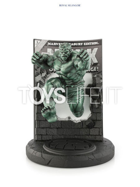 Royal Selangor Marvel Pewter Collectible Hulk Green Finish Limited Statue