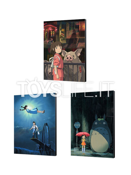 Semic Studio Ghibli Spirited Away/ Castle in the Sky/ My Neighbor Totoro 35x50 Wood Art