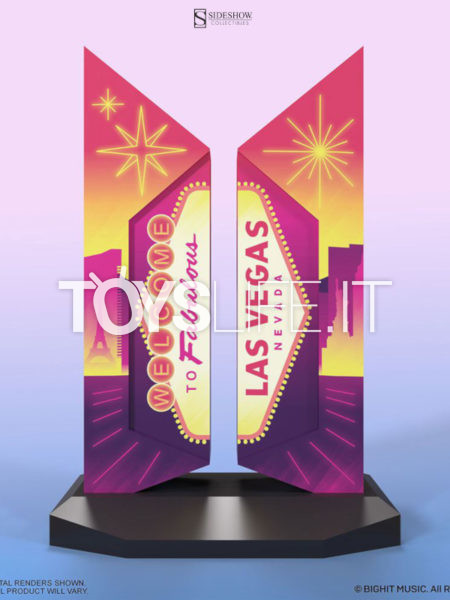 Sideshow BTS Premium BTS Logo Las Vegas Edition Statue