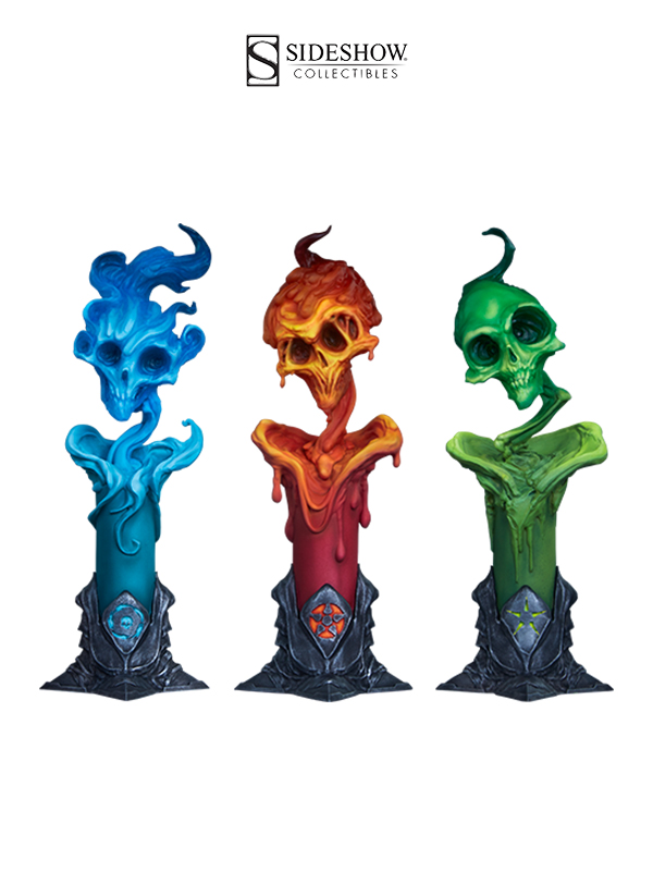 Sideshow Court of the Dead The Lighter Side of Darkness Faction Candle 3-Pack Set