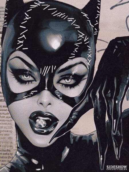 Sideshow DC Catwoman #50 46x61 Unframed Art Print By Sozomaika