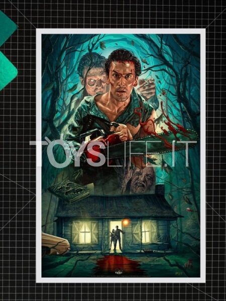 Sideshow Evil Dead 2 Dead by Dawn Ash Williams 46x61 Art Print by Ruiz Burgos