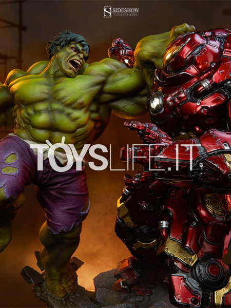 Sideshow Marvel Avengers Age of Ultron Hulk vs Hulkbuster Maquette