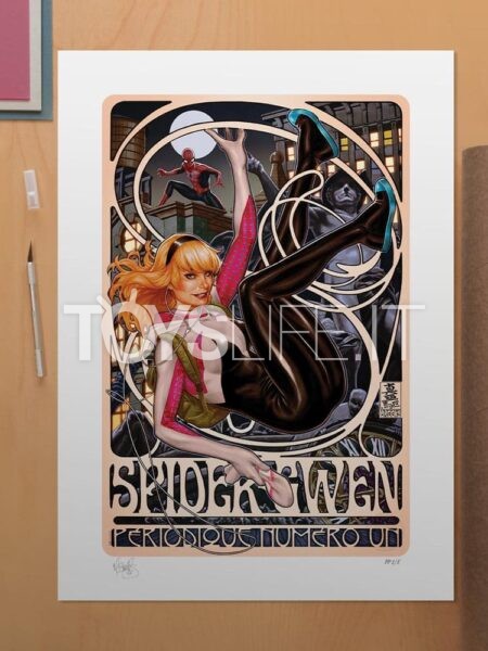 Sideshow Marvel Comics Spider-Gwen Périodique Numéro Un 46x61 Unframed Art Print by Mark Brooks