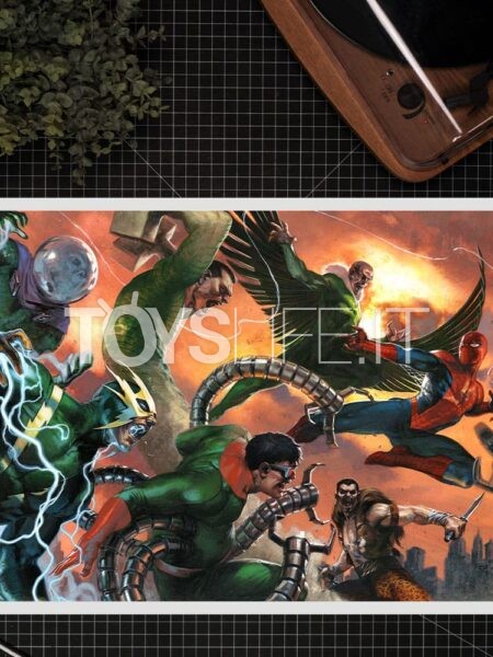 Sideshow Marvel Comics The Amazing Spider-Man vs Sinister Six 46x61 Unframed Art Print by Gabriele Dell'Otto