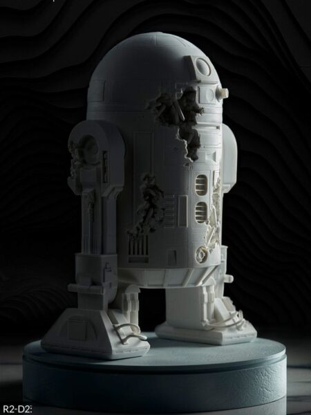 Arsham Studio/ Sideshow Star Wars R2-D2 Crystallized Relic Statue