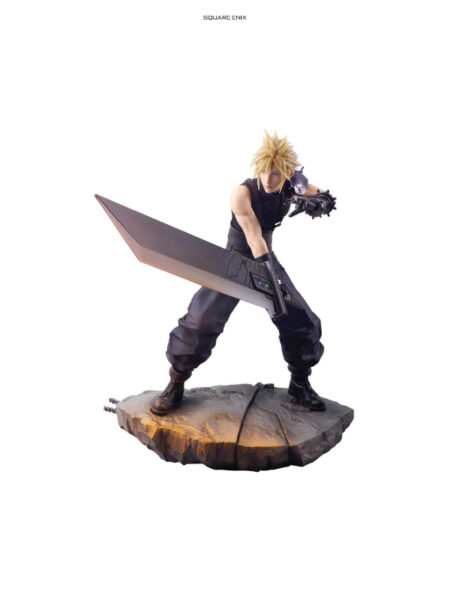 Square Enix Final Fantasy VII Rebirth Cloud Strife Static Gallery Arts Statue