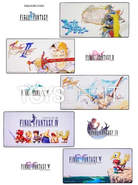 Square Enix Final Fantasy 1/ 2/ 3/ 4/ 5 Oversize Mouse Pad