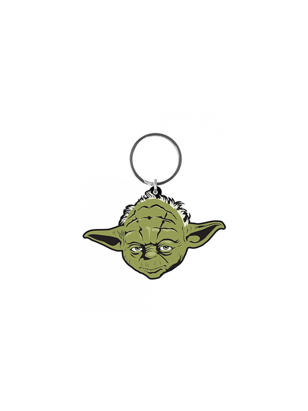 Star Wars Yoda Rubber Keychain Portachiavi