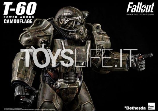 Threezero Fallout T 60 Camouflage Power Armor 16 Figure Toyslife