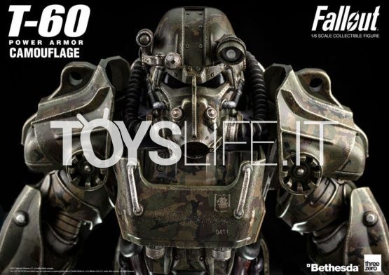 Threezero Fallout T 60 Camouflage Power Armor 16 Figure Toyslife