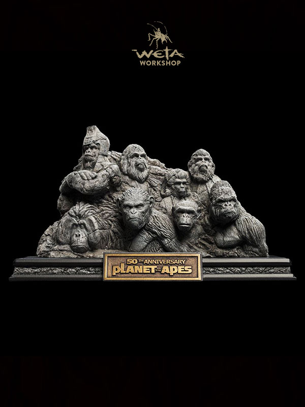 Weta Planet of the Apes Apes through the Ages Statue