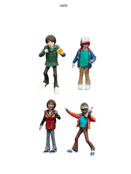 Weta Stranger Things Season 1 Mike The Resourceful/ Dustin The Pathfinder/ Lucas The Lookout/ Will The Wise Mini Epics Figure Limited Edition